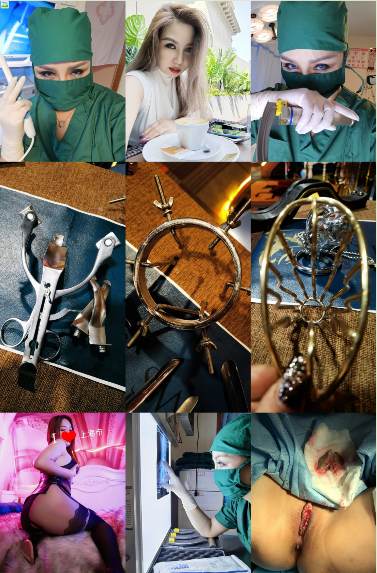 国内罕见医疗调教女王独傲上海超强虐屌，各种花样玩虐改造生殖器，见过龟头潮喷嘛绝对名场面