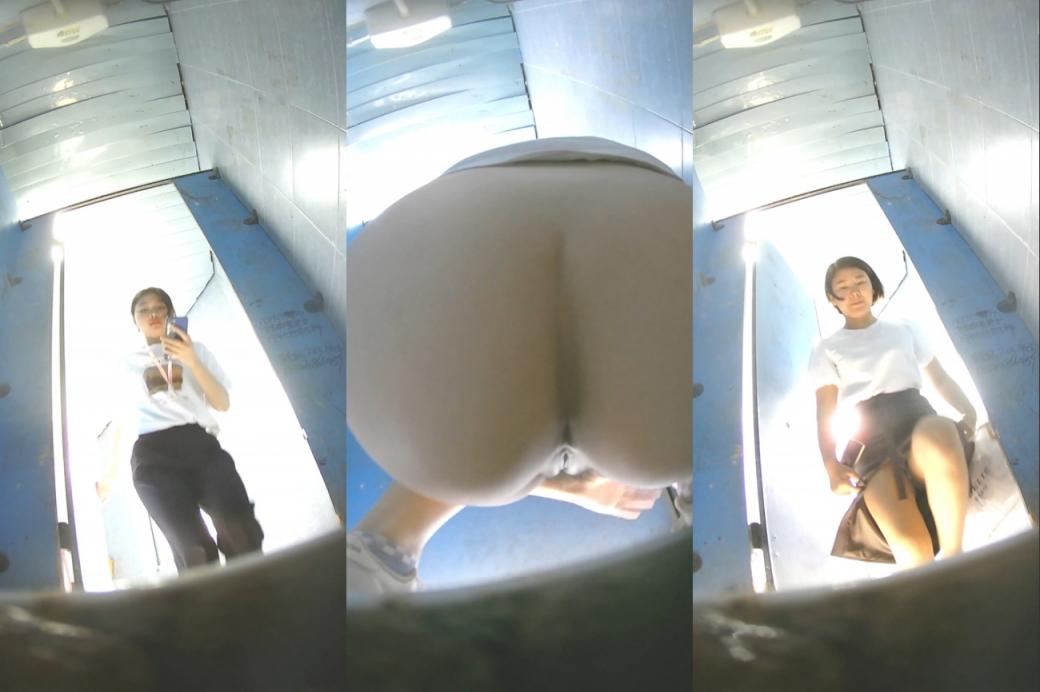 某厂职工女厕所全景正点位置偸拍各种美女小姐姐方便~看脸看双洞超多诱人大屁股~穿着开裆黑丝是真的骚