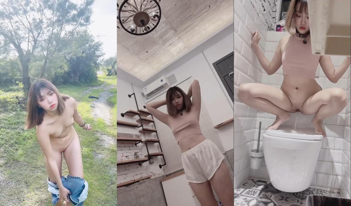 【高价众筹】，推特年轻露脸小母狗【LUNA】无水原版福利，裸体跳绳，户外多种炸裂调教，潮喷