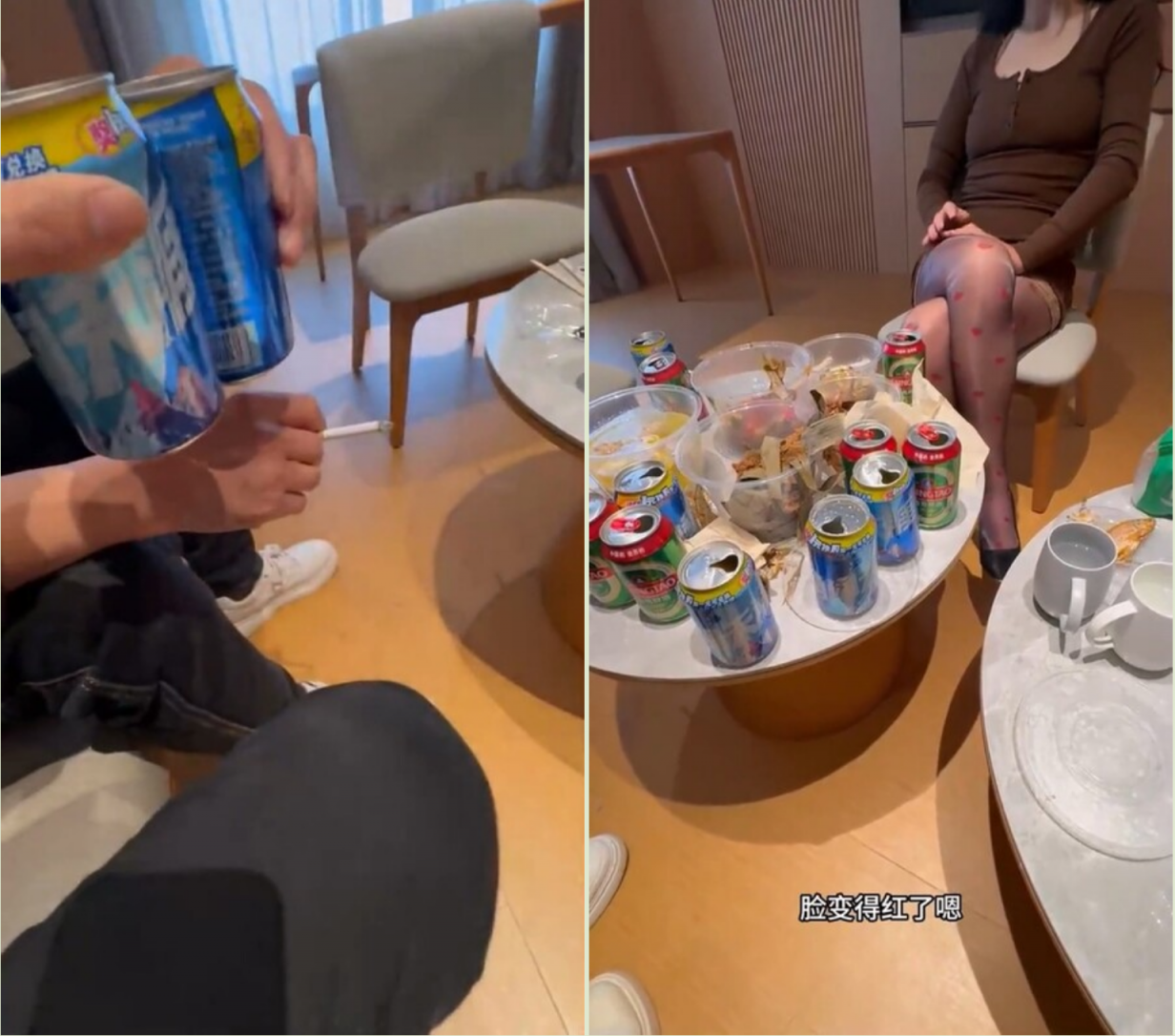 绿帽灌醉老婆包臀无内露出勾引好兄弟实录，朋友妻不客气一起3P轮操淫妻调教成淫荡的玩物