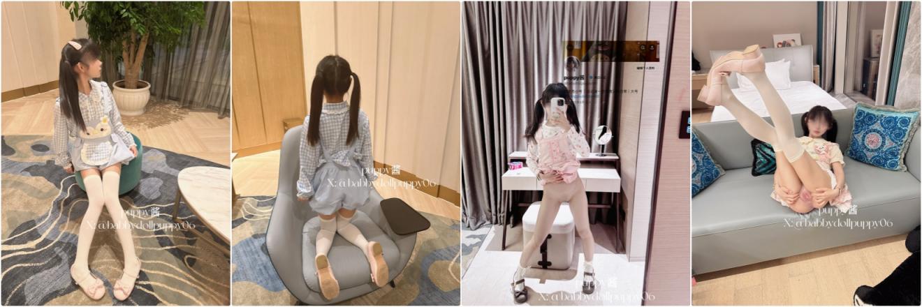 双马尾可爱嫩妹puppy酱爸爸小狗掰开惹，把可爱女鹅抱起来操 被爸爸后入！被大鸡巴爸爸当成鸡巴套子