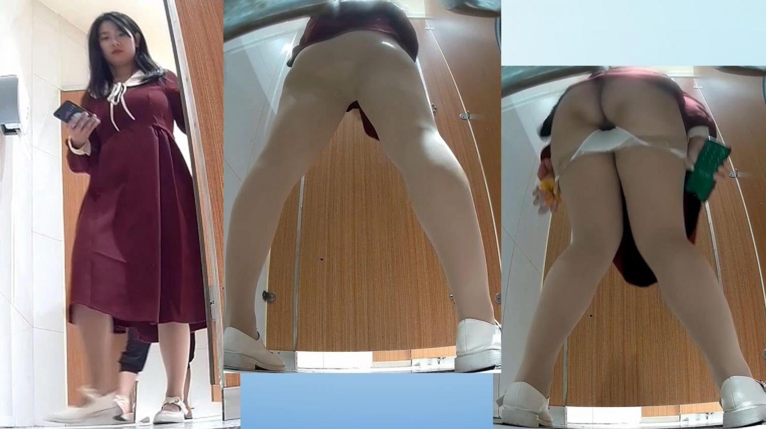 精品厕拍《无敌视角》高清后拍水晶高跟长腿女神