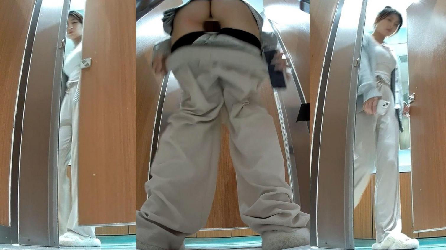 精品厕拍《无敌视角》高清后拍水晶高跟长腿女神