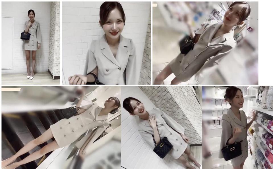 【和20岁的175cm高挑大长腿超模女神逛商场】修长的筷子美腿，年纪轻轻但有御姐脸蛋，内射白虎