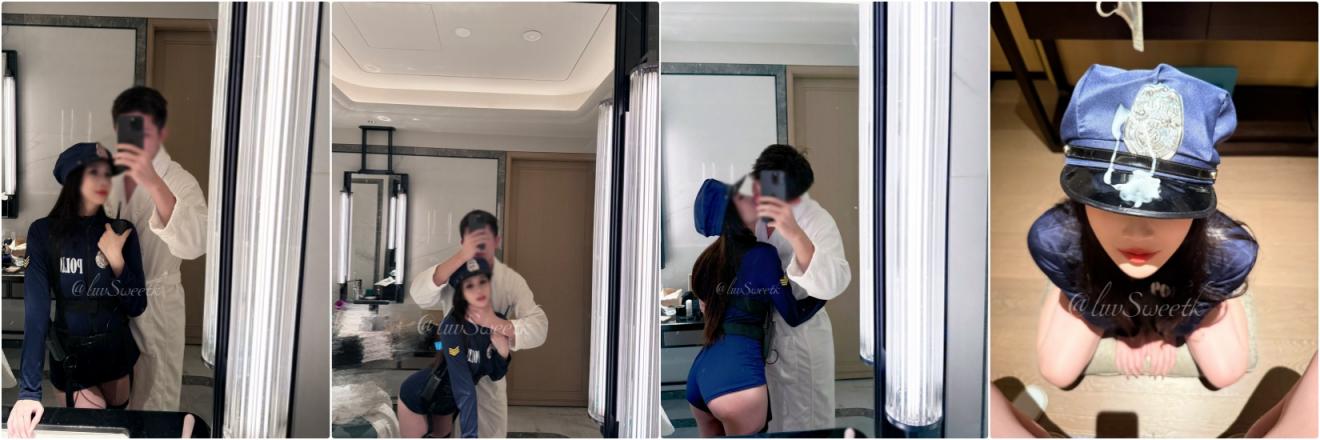 极品尤物御姐『sweetkk』享受扯头发被暴力后入 还是忍不住翘起屁股迎合肉棒大力抽插