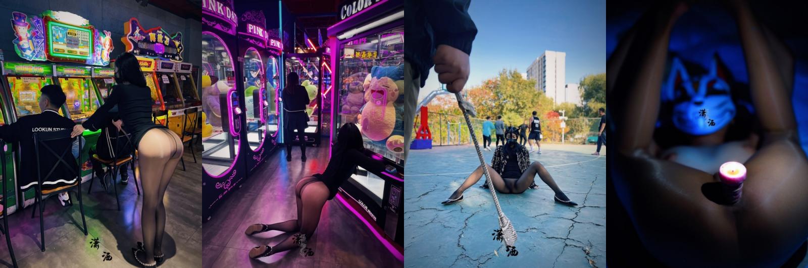 平日高冷傲娇校园女神成为金主随意玩弄的肉便器，母狗sm调教，生姜插逼，鞭打滴蜡，公路上无人机拍摄露出