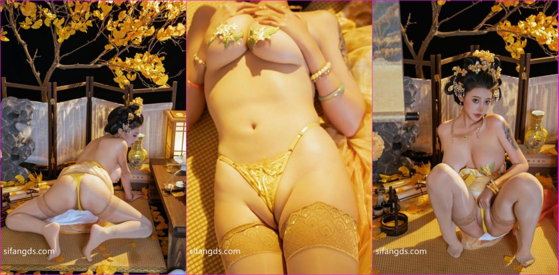 中秋劲爆!天然巨乳可盐可甜COSER清纯美少女【奈汐酱】最新作品,金笺寄月,超清图片