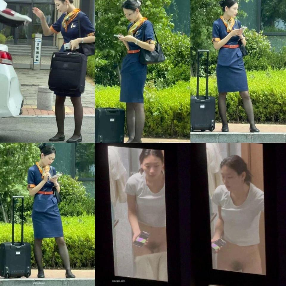 潜入国内某航空公司空姐宿舍❤️窗外愉拍多位空姐日常生活洗澡换衣服