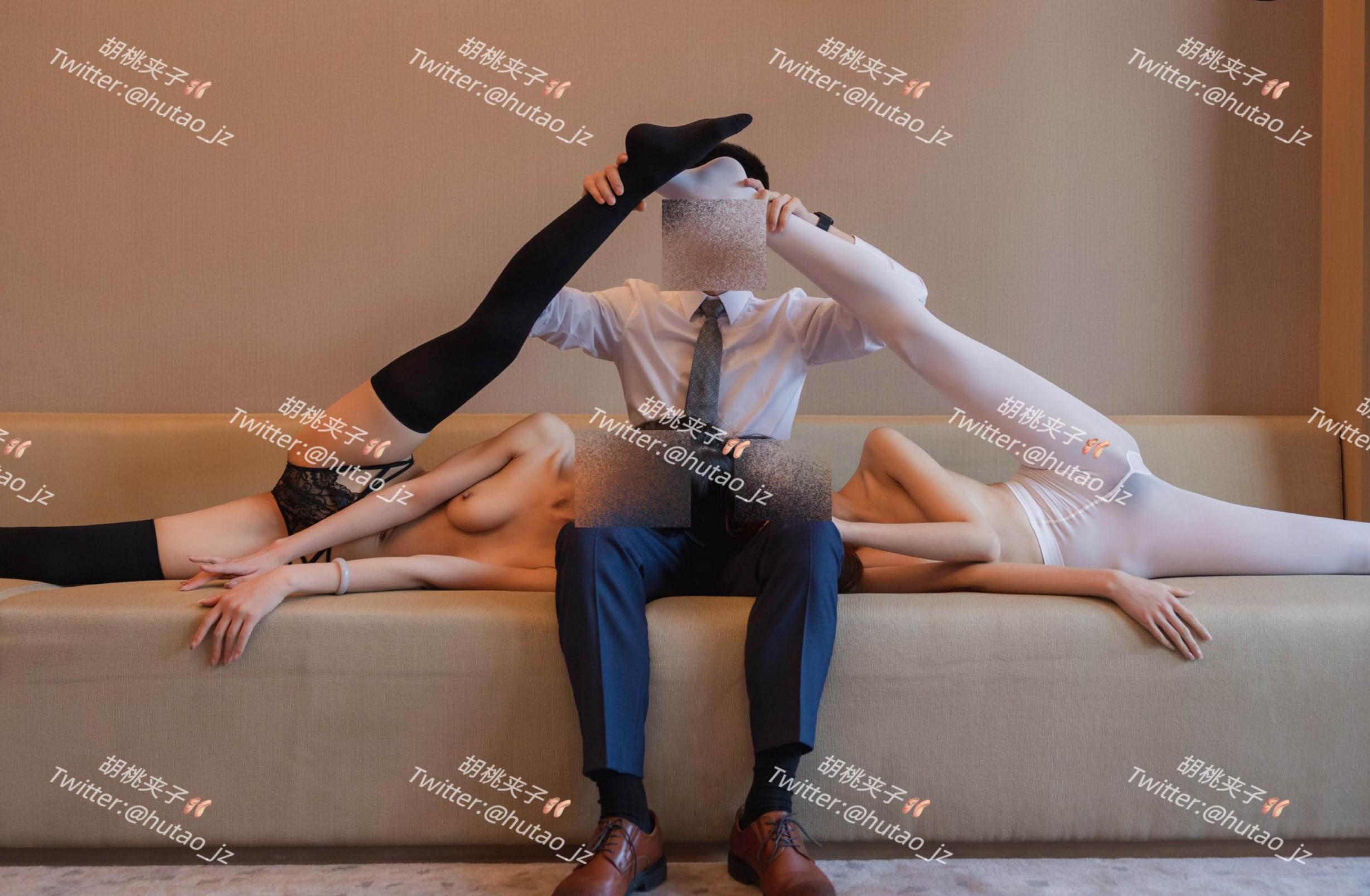 黑丝、高跟、一字马 爸爸想要的样子我都有 你想要的姿势我都会!我猜:你也很想试试一字马插入