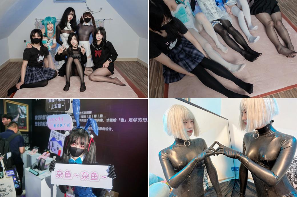 高颜值黑丝美腿，娇小可爱的COS萝莉TS小妖 舞Snowy！捆绑SM小母狗，和几个TS萝莉姐妹们互操