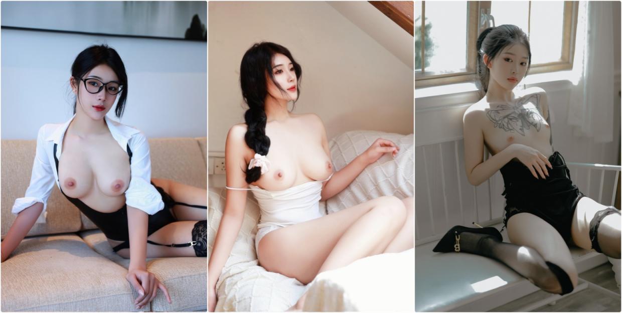 明星颜值唯美女神『三青叶子』清纯与风骚并存 温婉气质却充满骚骚的感觉，男人看了就想狠狠插她