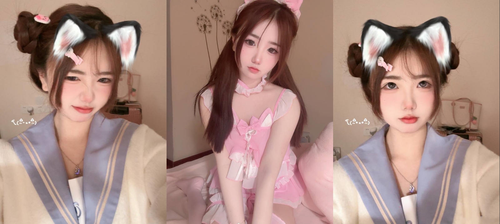 有钱人的泄欲小母狗大奶美鲍极品可爱萝莉嫩妹【babyandbay】自慰SM啪啪太嫩了