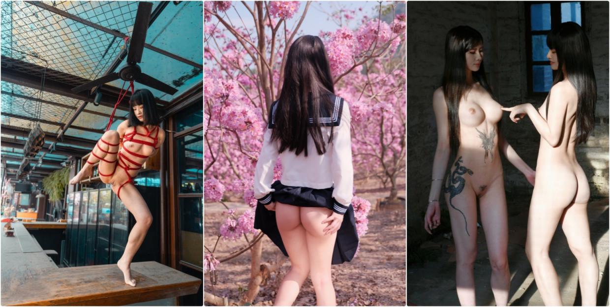 明星颜值唯美女神『三青叶子』清纯与风骚并存 温婉气质却充满骚骚的感觉，男人看了就想狠狠插她