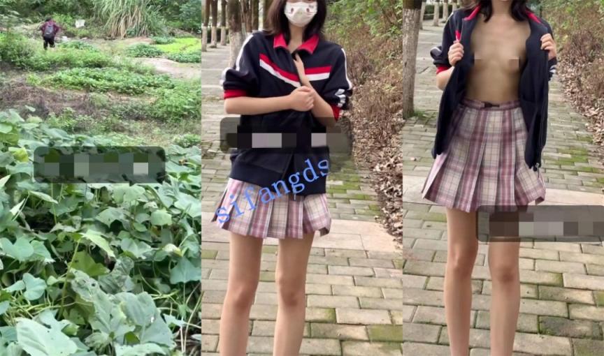 05年女大学生【 鸳蝶 】户外露出 VIP福利