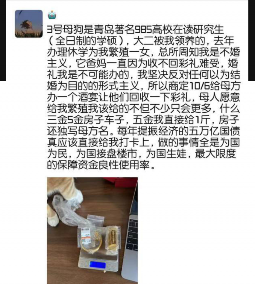 青岛985高校女研究生 张桐雨被丑男金主包养 丑男曝光张桐雨北调教性爱不雅视频