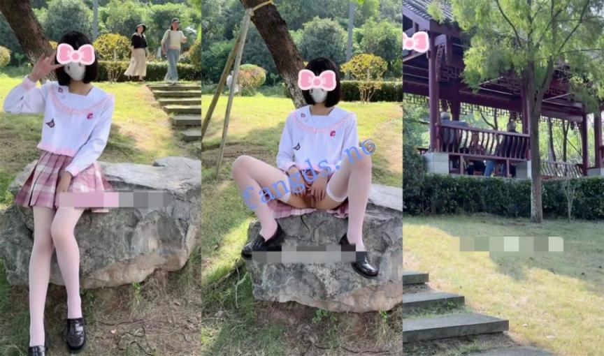 05年女大学生【 鸳蝶 】户外露出 VIP福利