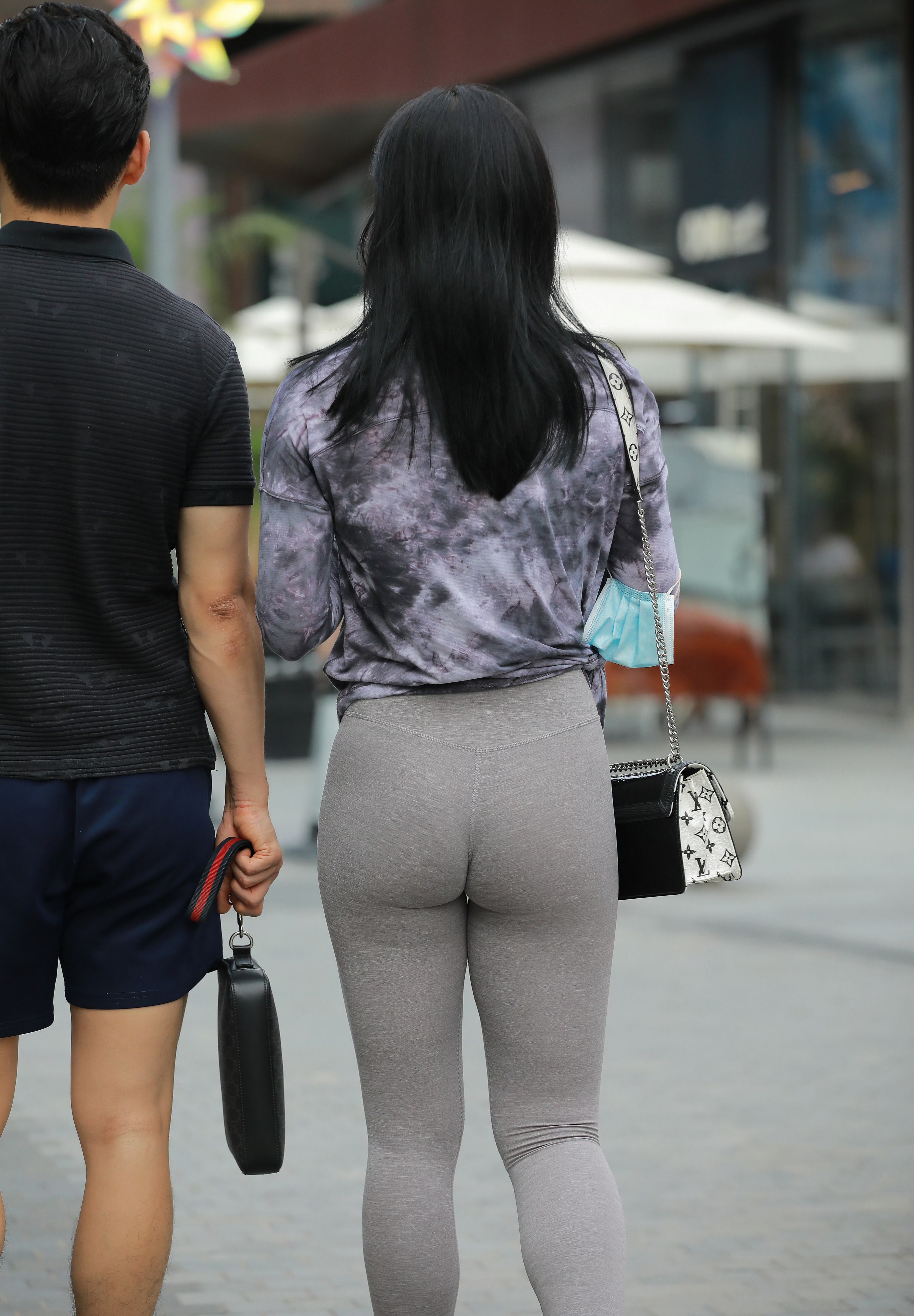 瑜伽裤不穿内裤