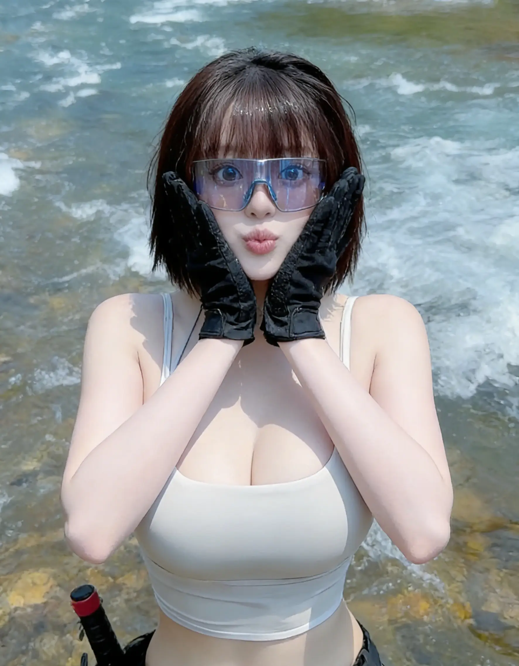 别划走！她握着鱼竿的样子，比上钩的鱼更让人上头