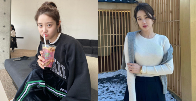 是隐乳！韩国甜甜小姐姐「한나」巨乳身材超会藏